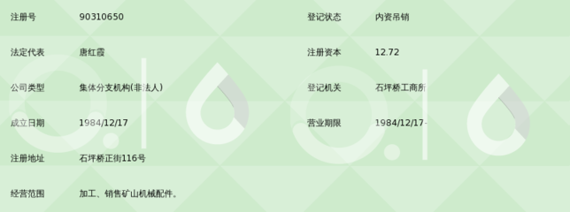 重庆矿山机器厂职工子弟小学校办工厂